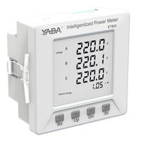 Medidor de Energía Industrial Trifásico con Certificación CE YADA, Clase 0.5S, Medidor de Calidad de Energía Inteligente Multifuncional Digital para Centros de Datos