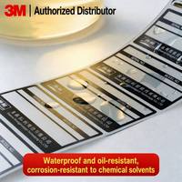 3M 57801 Film holographique personnalisé en PET argent mat, imperméable, résistant à l'huile, indéchirable, durable, adhésif, pour transfert thermique et découpe de codes-barres