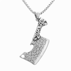 Colgante de cuchillo de acero inoxidable con cadena, colgantes temáticos para hombre, regalo, joyería de moda - Product Image 2