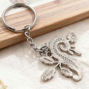 พวงกุญแจโลหะแบบขายส่งสำหรับมืออาชีพ ราคาถูก ผลิตตามสั่ง ทำจากโลหะผสมสังกะสี รูปทรง 3 มิติ ของที่ระลึก สำหรับตกแต่งกระเป๋า หรูหรา - Product Image 3