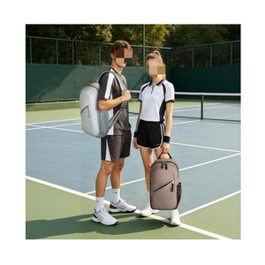 Pickleball <b>Backpack</b> Nylon Water Resistant Zipper Closure Sports Bag For Outdoor Use - Product Image 4