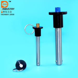 销轴加载柱塞按钮手柄弹簧加载球锁定销不锈钢快速释放球锁定销 - Product Image 2