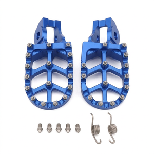 Pedane Antiscivolo in Alluminio CNC con Punte Sostituibili per Moto Fuoristrada <span class=keywords><strong>KTM</strong></span> SX/<span class=keywords><strong>SXF</strong></span>/XCF 125 <span class=keywords><strong>250</strong></span> 350 450 - Product Image 1