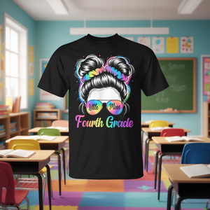 Camiseta Little Miss Fourth Grade, camiseta para niños de cuarto grado, equipo de regreso a la escuela - Product Image 3