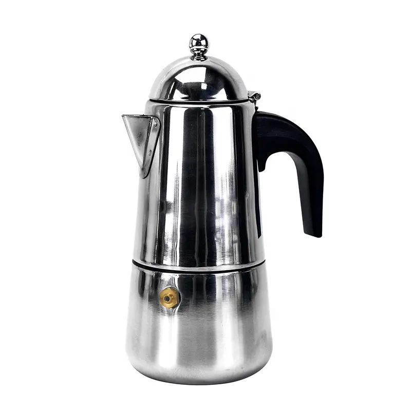 Kleine 100 ML Espresso maschine Edelstahl Moka Kaffeekanne