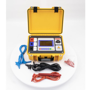 เครื่องวัดความต้านทานฉนวนไฟฟ้าแบบดิจิตอลสำหรับสายเคเบิล XLPE เครื่องทดสอบความต้านทานฉนวนไฟฟ้าแรงสูง 10kV - Product Image 1