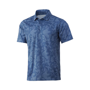 Polos de golf de luxe pour hommes, haute qualité, 88 % polyester, 12 % élasthanne, couleur unie, impression de logo personnalisé, extensible dans les 4 sens, coupe ajustée, ample et respirant - Product Image 3