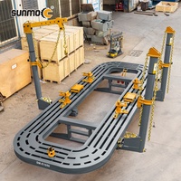 Machine à châssis automobile Sunmo 5 étoiles de 22 pieds de long, 30 tonnes, machine à châssis de 22 pieds, atelier de carrosserie automobile, outils de réparation de carrosserie automobile, châssis de voiture