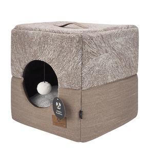 Peppy teman-teman dukungan menyesuaikan rumah kucing kubus serbaguna 3 dalam 1 rumah kucing atau tempat tidur anjing kecil - Product Image 6