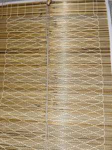 Stores en bambou tissé sur mesure, filtrant la lumière naturelle, pour maison, hôtel, restaurant, sans système de tirage - Product Image 4