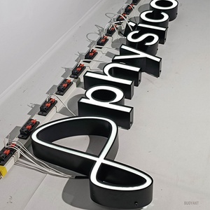 Lettres lumineuses publicitaires pour l'extérieur et l'intérieur, enseigne de devanture de magasin, lettres 3D en acrylique, logo personnalisé lumineux à LED pour entreprise - Product Image 3