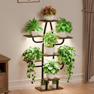 Soporte <span class=keywords><strong>para</strong></span> <span class=keywords><strong>Plantas</strong></span> <span class=keywords><strong>de</strong></span> Interior Tipo Estante con Luz <span class=keywords><strong>de</strong></span> Cultivo, Estante Esquinero <span class=keywords><strong>de</strong></span> 43 Pulgadas <span class=keywords><strong>para</strong></span> <span class=keywords><strong>Cactus</strong></span> y Flores en la Sala <span class=keywords><strong>de</strong></span> Estar - Product Image 3
