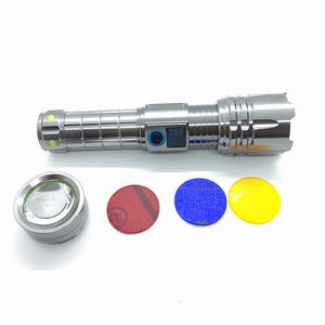 <span class=keywords><strong>Batterie</strong></span> USB Torche tactique LED Lampe de poche extérieure Lampe de poche en alliage d'aluminium zoomable Rechargeable - Product Image 6