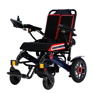 Healthcare supplier Medical Product Aluminum Light Weight Foldable easy operation Electric Wheelchair