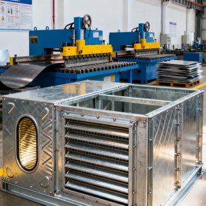 Tùy chỉnh tấm thép carbon chế tạo kim loại cho hệ thống HVAC - Product Image 1