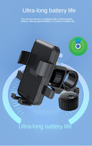Supporto Telefono Bici/Moto con Localizzatore GPS Integrato, Anti-Smarrimento, Rotazione a 360°, Antiurto, Morsetto Bici - Product Image 5