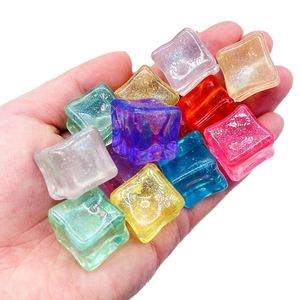 Glowing Acrylic Ice <b>Cube</b> Beads DIY Jewelry & Craft Kit, Perfect for Parties & Decorations - Product Image 5