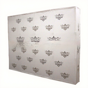 شبكة خلفية قابلة للسحب للفعاليات والمؤتمرات - دعامة محمولة قابلة للطي مخصصة مع نموذج خلفية FM-P01 صنع في الصين - Product Image 4