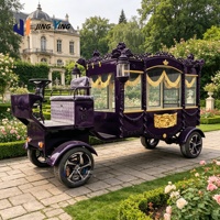 Cercueil funéraire électrique et à chevaux, directement de l'usine, charrette commémorative haut de gamme pour services funéraires professionnels