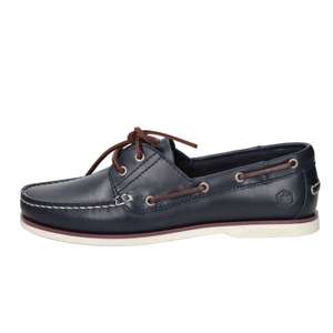 Chaussures bateau pour homme Lumberjack, bleues, taille 42, à lacets, décontractées - Product Image 1