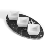 Ensemble de planches à fromage modernes et portables en bois d'acacia et marbre pour la maison et la cuisine, avec tiroirs en acier inoxydable, 5 couteaux, 3 bols, 6 fourchettes et accessoires à vin