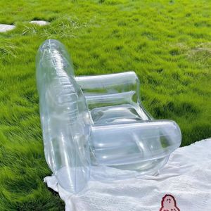 Ensemble de canapés gonflables en PVC transparent personnalisable pour adultes, <span class=keywords><strong>fauteuil</strong></span> d'extérieur pour salon et séjour - Product Image 2