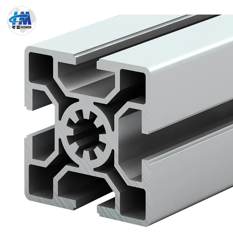 type 10mm slot aluminum extrusion perfil de aluminio 50x50 angulo de aluminio in industry building