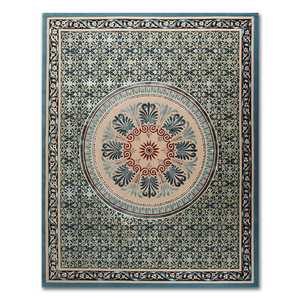 พรมขนนุ่มเส้นใยวิสคอสทำมือหรูหราดีไซน์เนอร์พรมปูพื้นทันสมัยเป็นมิตรกับสิ่งแวดล้อมสำหรับตกแต่งบ้าน - Product Image 1