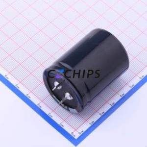 Condensateur électrolytique en aluminium à encliquetage LP2W471MS450S68CV0, composant traversant (THT), D35xL45mm 470uF 20% 450V 10mm - Product Image 2