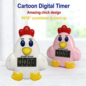 Temporizador <span class=keywords><strong>de</strong></span> Cocina Digital LCD Mini <span class=keywords><strong>de</strong></span> 99 Minutos y 59 Segundos, <span class=keywords><strong>de</strong></span> Plástico, con Forma <span class=keywords><strong>de</strong></span> Pollo, Magnético, con Soporte, Reloj <span class=keywords><strong>de</strong></span> <span class=keywords><strong>Cuenta</strong></span> <span class=keywords><strong>Regresiva</strong></span>, Recordatorio <span class=keywords><strong>de</strong></span> Tiempo para Cocinar y Hornear - Product Image 2