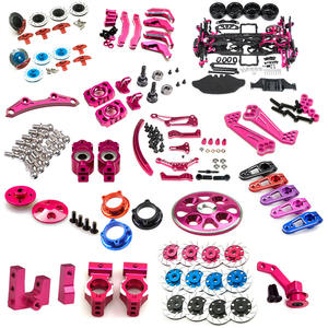 Piezas de Mantenimiento y Reparación para Coche RC 1/10 <span class=keywords><strong>Sakura</strong></span> <span class=keywords><strong>D4</strong></span>, Mangueta de Dirección de Metal, Brazo de Servo, Cubierta de Ventilador, Placa de Presión, Chasis de Coche - Product Image 1