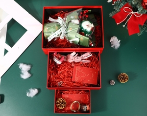 Flower Gift Box Jewellery Christmas Top and Base Skincare Paper Box case 100% Mulberry Silk <b>Pillowcase</b> with Gift Box - Product Image 4