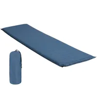 Matelas de camping gonflable en mousse à enrouler confortable lit pneumatique doux et respirant avec sac fourre-tout
