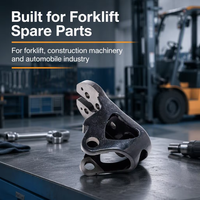 Support de chariot élévateur en fonte ductile sur mesure OEM pour fonderie, usinage CNC, certifié IATF16949, pièce de rechange pour chariot élévateur manuel