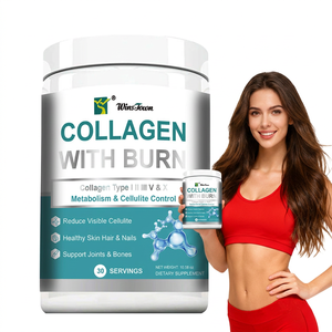 Collagène Protéiné avec Poudre Brûle-Graisse, Poudre de Glutathion Éclat et Éclat de la Peau, Biotine et Vitamine C, Poudre Multi-Collagène pour Peau et Os - Meilleure Vente - Product Image 1