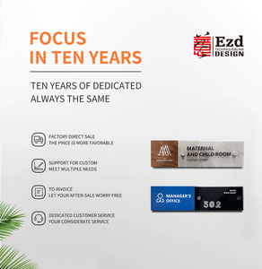 Ezd một cửa dịch vụ Acrylic căn hộ trong nhà tấm cửa với hệ thống DND chuông cửa số dấu hiệu cho khách sạn - Product Image 6