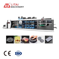 Litai Machinery zware 4-stations thermoformmachine voor voedselbakjes, plastic deksels, verpakkingen, PLC-gestuurd, OEM, ODM