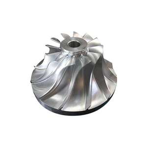 Pièces d'impeller de pompe à eau de moto automatiques usinées CNC en aluminium et acier inoxydable à 5 axes de haute précision sur mesure - Product Image 3