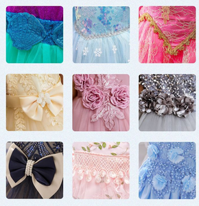 MQATZ Elegante Abito Estivo per Bambine con Gonna a Campana, Vestito Casual con Scollo Tondo e Velo Vaporoso, Design alla Moda per Bambine - Product Image 6