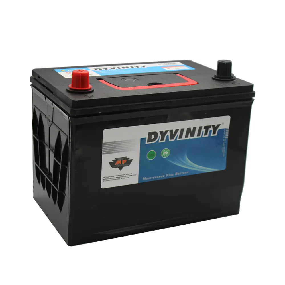Jis JIS 80D26R 12V Cheap Car Batteries Dealers Korean Auto Battery for Starting 12v 70ah Type of DYVINITY NX110-5L 11.9 Kg 70 Ah