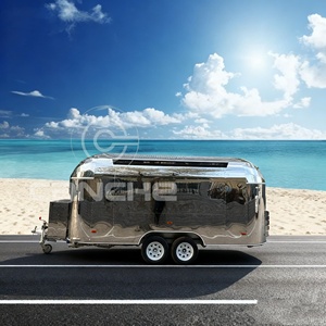 Remolque de Autobús Estándar del Reino Unido, Irlanda y Europa, Camiones de Comida Comerciales Personalizados, Caravana de Camping con Espejo - Product Image 1