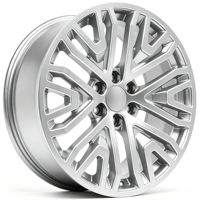 1 pièce, jante en alliage d'aluminium forgé, multi-rayons, noir brillant avec face usinée, jantes de 15 à 26 pouces, jantes personnalisées pour SUV
