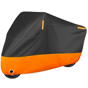Housse de protection pour moto et vélo de qualité professionnelle, grande taille, orange, imperméable, anti-UV, pliable, écologique, 200x110x70cm - Product Image 3