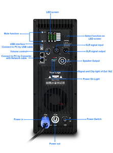 Powered Loa Hoạt Động Hệ Thống Âm Thanh 1000W Khuếch Đại Hội Đồng Quản Trị Dòng Mảng Hệ Thống Loa Với Xây Dựng Trong Bộ Khuếch Đại - Product Image 3