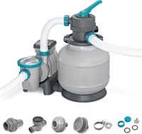 Système de filtration à sable avec pompe, installation facile, filtre à sable et pompe pour piscine, pompe à eau PP