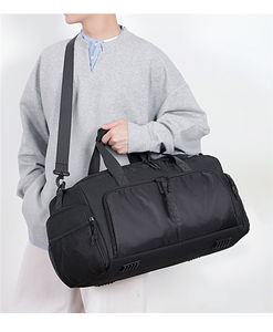 Op maat gemaakte logo sport yoga gym reistas grote capaciteit waterdichte multifunctionele handtas met schoenenvakken - Product Image 6