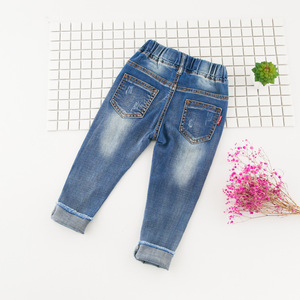 กางเกงยีนส์เด็กขายส่ง แฟชั่นกางเกงยีนส์เด็กผู้ชายล่าสุดจากจีน - Product Image 2