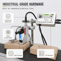 Machine de codage à jet d'encre à haute vitesse T190E pour l'impression de codes-barres GS1 QR, de dates et de numéros de série