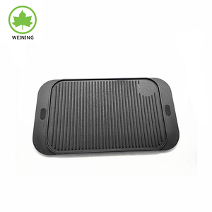 Griddle Plate Cast Iron Cookware Reversible <strong>Pan</strong> BBQ <strong>Grill</strong> Plate Cast Iron Steak Griddle BBQ Griddle Plate <strong>Pan</strong> - Product Image 1