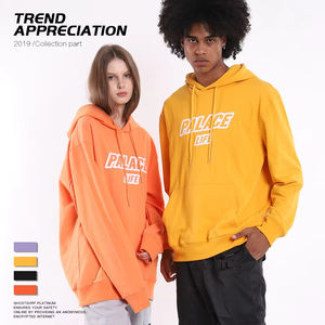 Sweat à capuche Streetwear 100% coton pour hommes et femmes avec logo personnalisé anti-rétrécissement thermique teint uni impression numérique motif de vêtements - Product Image 5
